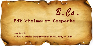 Büchelmayer Cseperke névjegykártya